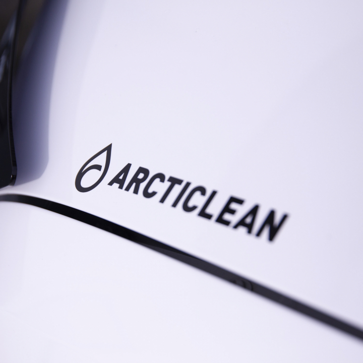 Arcticlean - sticker utskuren svart, 15cm i gruppen Accessoarer hos Arcticlean AB (AC-STICKERDS150-S)